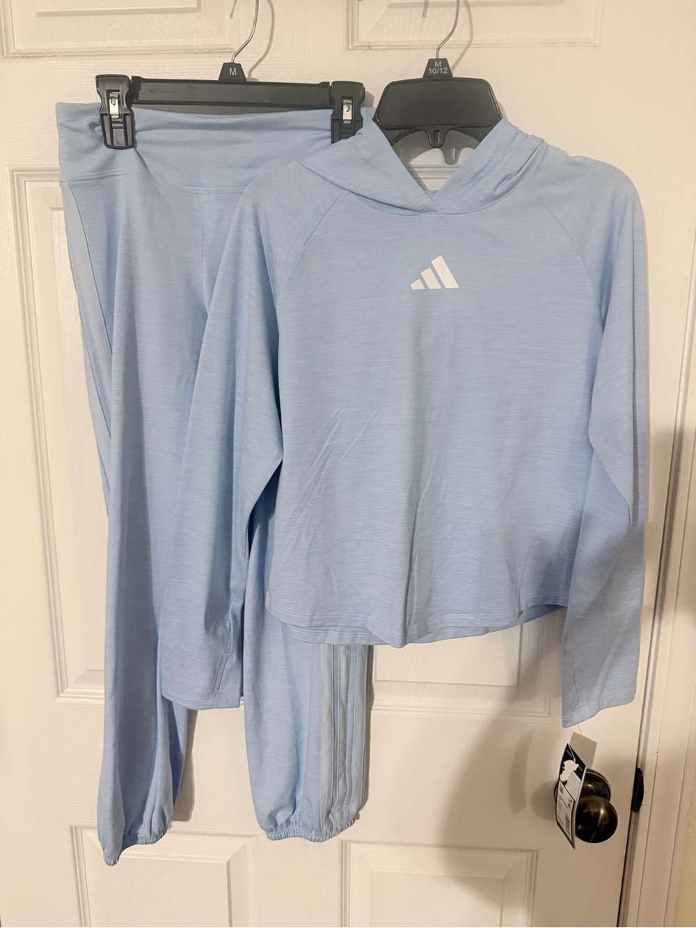 NWT adidas Light Blue Kids Hoodie and Joggers Set
